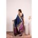 Picture of Charming Silk Navy Blue Saree