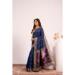 Picture of Charming Silk Navy Blue Saree
