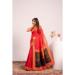 Picture of Fine Silk Tomato Saree