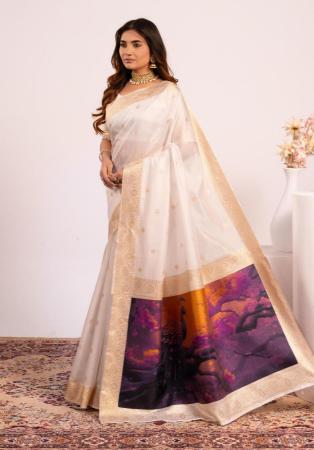 Picture of Taking Silk Linen Saree