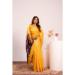 Picture of Pretty Silk Orange Saree