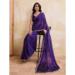 Picture of Well Formed Silk Purple Saree