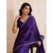 Picture of Well Formed Silk Purple Saree