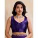 Picture of Well Formed Silk Purple Saree