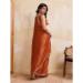Picture of Comely Silk Brown Saree