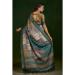 Picture of Fascinating Silk Dark Olive Green Saree