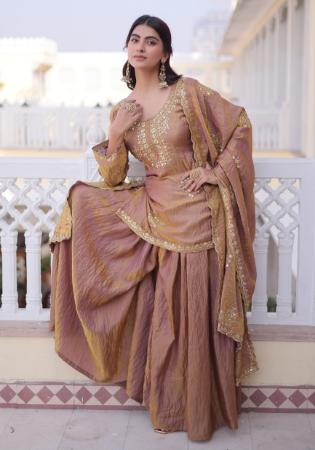 Picture of Graceful Chiffon Dim Gray Readymade Salwar Kameez