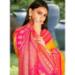 Picture of Statuesque Silk Orange Saree