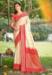 Picture of Fascinating Silk Blanched Almond Saree