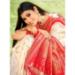 Picture of Fascinating Silk Blanched Almond Saree