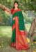 Picture of Marvelous Silk Dark Green Saree