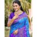 Picture of Stunning Silk Dodger Blue Saree