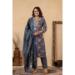Picture of Cotton Dark Slate Blue Readymade Salwar Kameez