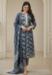 Picture of Cotton Dark Slate Grey Readymade Salwar Kameez