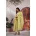 Picture of Beauteous Cotton Dark Khaki Readymade Salwar Kameez