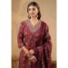 Picture of Bewitching Cotton Maroon Readymade Salwar Kameez