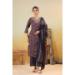 Picture of Delightful Cotton Dim Gray Readymade Salwar Kameez
