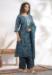 Picture of Cotton Dark Slate Grey Readymade Salwar Kameez
