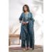 Picture of Cotton Dark Slate Grey Readymade Salwar Kameez