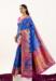 Picture of Statuesque Silk Royal Blue Saree