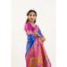 Picture of Statuesque Silk Royal Blue Saree