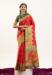 Picture of Gorgeous Silk Fire Brick Saree