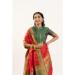 Picture of Gorgeous Silk Fire Brick Saree