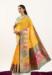 Picture of Graceful Silk Golden Rod Saree