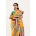 Picture of Graceful Silk Golden Rod Saree