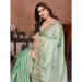Picture of Elegant Silk Dark Sea Green Saree