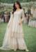 Picture of Georgette Gainsboro Straight Cut Salwar Kameez