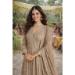 Picture of Radiant Georgette Beige Straight Cut Salwar Kameez