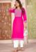 Picture of Fascinating Rayon Deep Pink Readymade Salwar Kameez