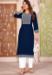 Picture of Splendid Rayon Midnight Blue Readymade Salwar Kameez