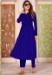 Picture of Delightful Georgette Midnight Blue Kurtis & Tunic