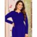 Picture of Delightful Georgette Midnight Blue Kurtis & Tunic