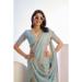 Picture of Beauteous Silk Dark Sea Green Saree