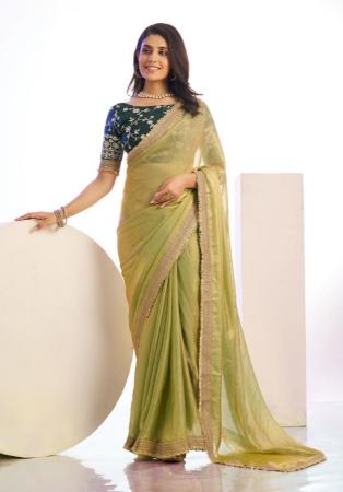 Picture of Splendid Silk Dark Khaki Saree