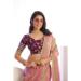 Picture of Exquisite Silk Pink Saree