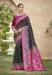 Picture of Elegant Silk Black Saree