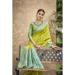 Picture of Taking Silk Yellow Green Saree