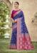 Picture of Elegant Silk Midnight Blue Saree