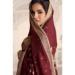 Picture of Stunning Silk Maroon Anarkali Salwar Kameez
