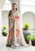 Picture of Beautiful Satin & Silk Silver Saree