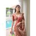 Picture of Beauteous Satin & Silk Beige Saree