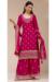 Picture of Georgette Dark Red Straight Cut Salwar Kameez