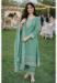 Picture of Chiffon Cadet Blue Straight Cut Salwar Kameez