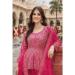 Picture of Gorgeous Chiffon Pink Straight Cut Salwar Kameez