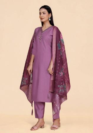 Picture of Admirable Chiffon Rosy Brown Readymade Salwar Kameez