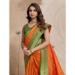 Picture of Well Formed Silk Chocolate Saree